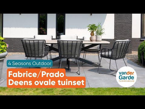 4-Seasons Fabrice tuinstoel - Antraciet (1 stuk)