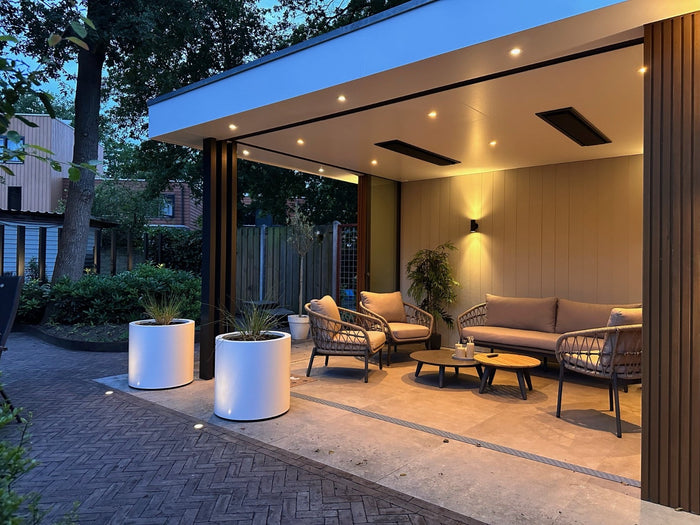 VDG Julia stoel bank loungeset - 5-delig - antraciet