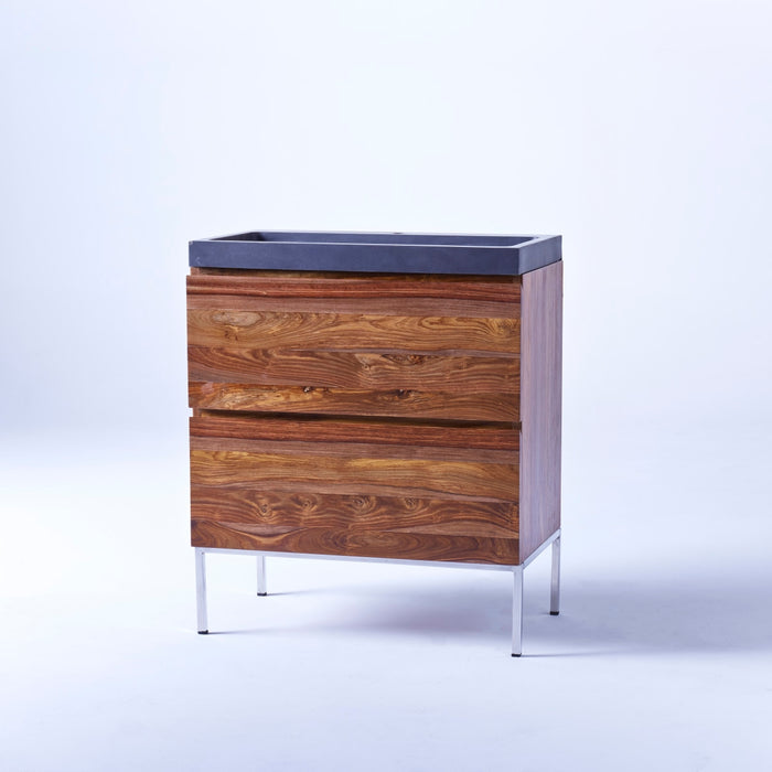 Tikamoon - Nova - Badkamermeubel van massief palissanderhout en lavas…