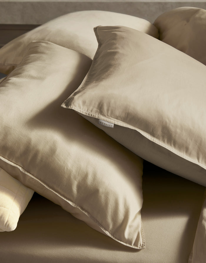 Essenza Minte Dekbedovertrek 200 x 200|220 cm - Taupe