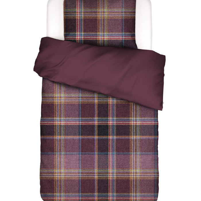 Essenza Meau Dekbedovertrek 140 x 200|220 cm - Mauve Wine