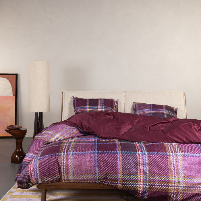 Essenza Meau Dekbedovertrek 140 x 200|220 cm - Mauve Wine