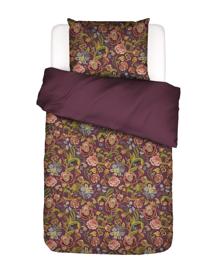 Essenza Rosanella Dekbedovertrek 140 x 200|220 cm - Mauve Wine