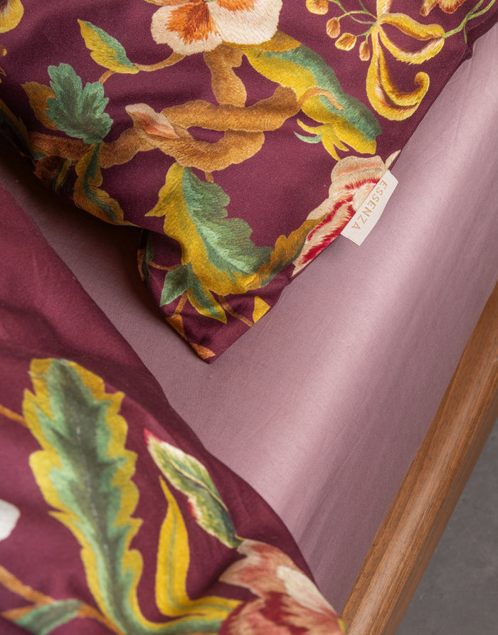 Essenza Rosanella Dekbedovertrek 140 x 200|220 cm - Mauve Wine