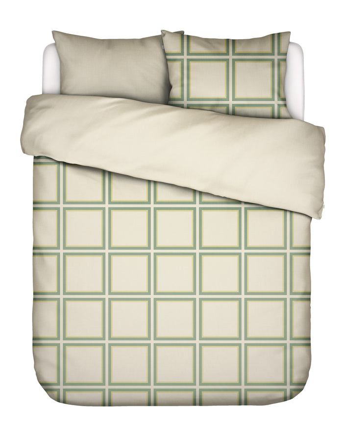 Essenza Luca Dekbedovertrek 200 x 200|220 cm - Basil Green