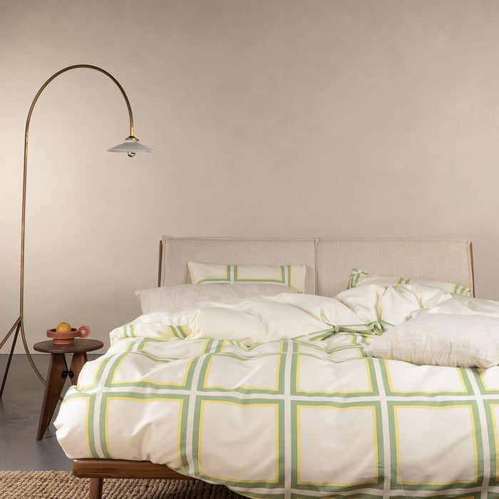 Essenza Luca Dekbedovertrek 200 x 200|220 cm - Basil Green