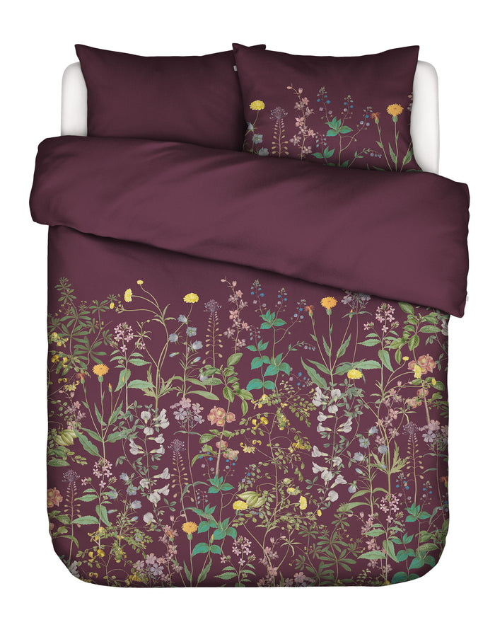 Essenza Augustina Dekbedovertrek 240 x 220|220 cm - Mauve Wine