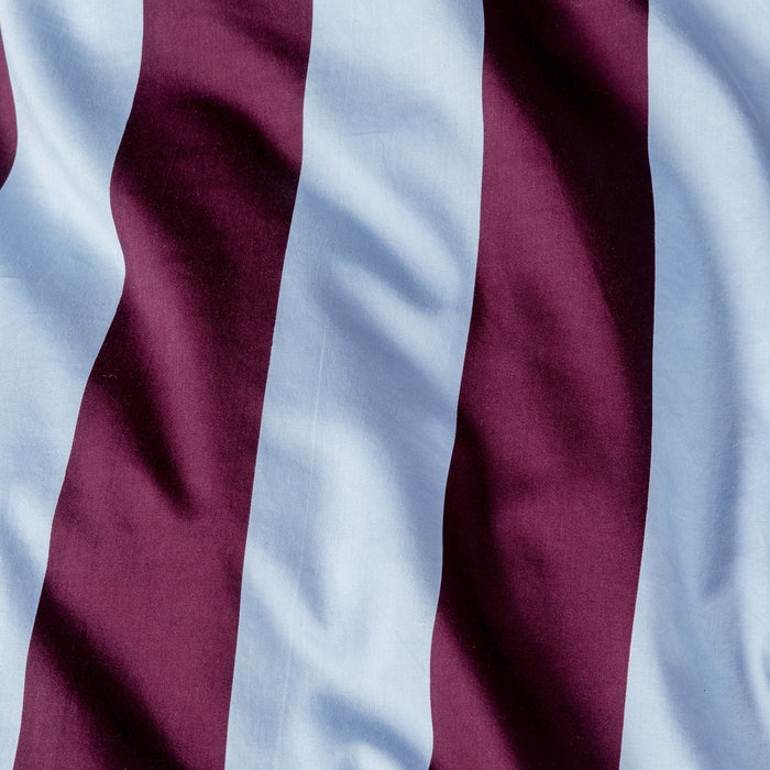 Essenza Minte Stripe Dekbedovertrek 200 x 200|220 cm - Mauve|Blue