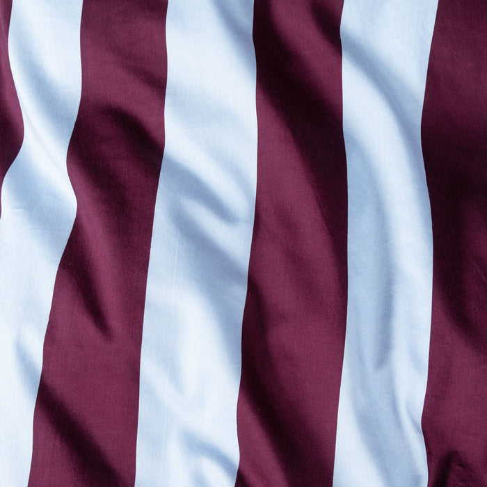 Essenza Minte Stripe Dekbedovertrek 200 x 200|220 cm - Mauve|Blue