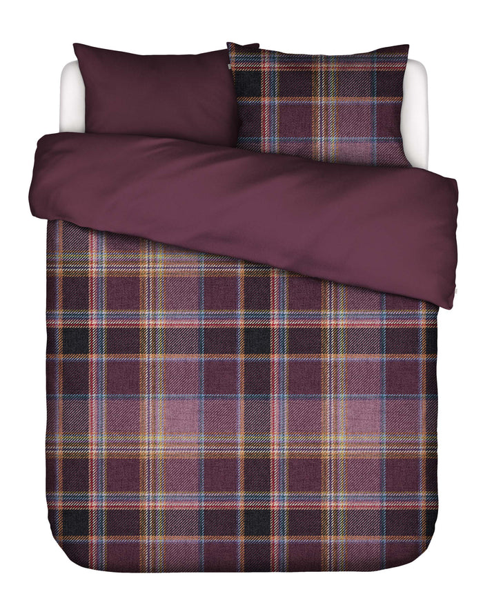 Essenza Meau Dekbedovertrek 240 x 220|220 cm - Mauve Wine