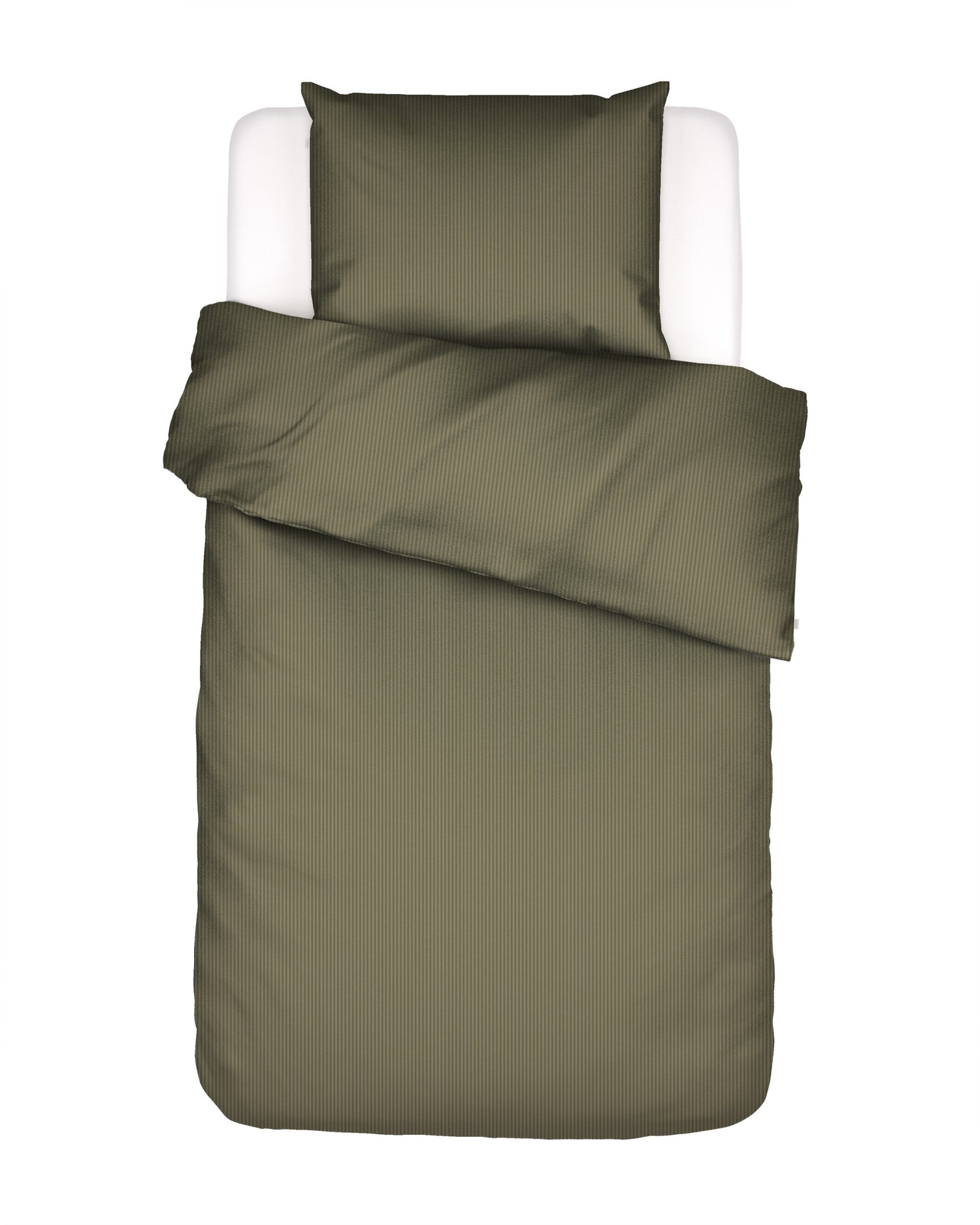 Essenza Coletta Dekbedovertrek 140 x 200|220 cm - Mosgroen