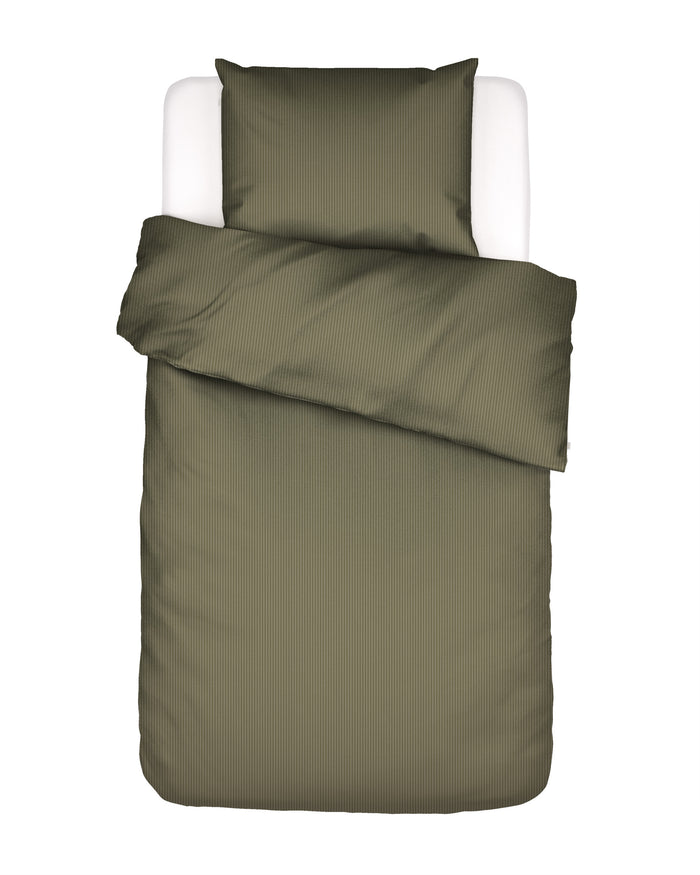 Essenza Coletta Dekbedovertrek 140 x 200|220 cm - Mosgroen