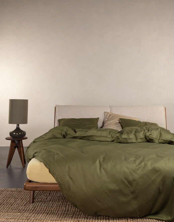 Essenza Coletta Dekbedovertrek 240 x 220|220 cm - Mosgroen