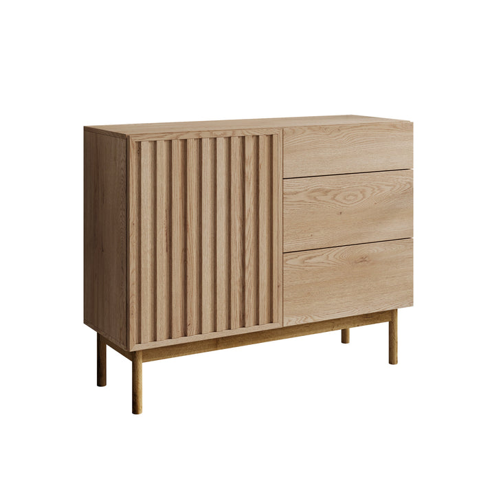 Meubella - Dressoir Storm - Eiken - 106 cm - Met lades