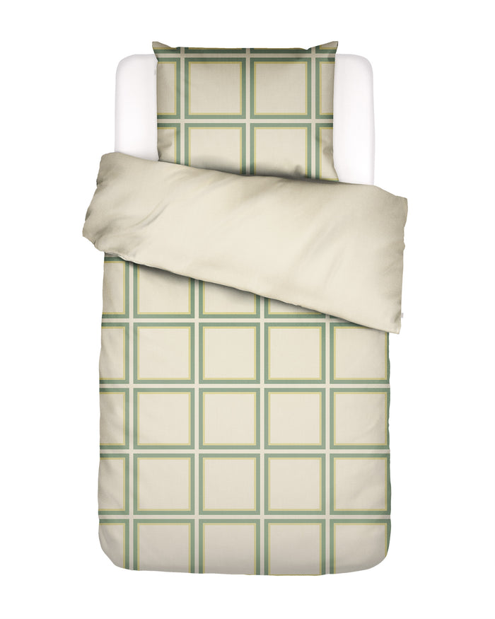 Essenza Luca Dekbedovertrek 140 x 200|220 cm - Basil Green