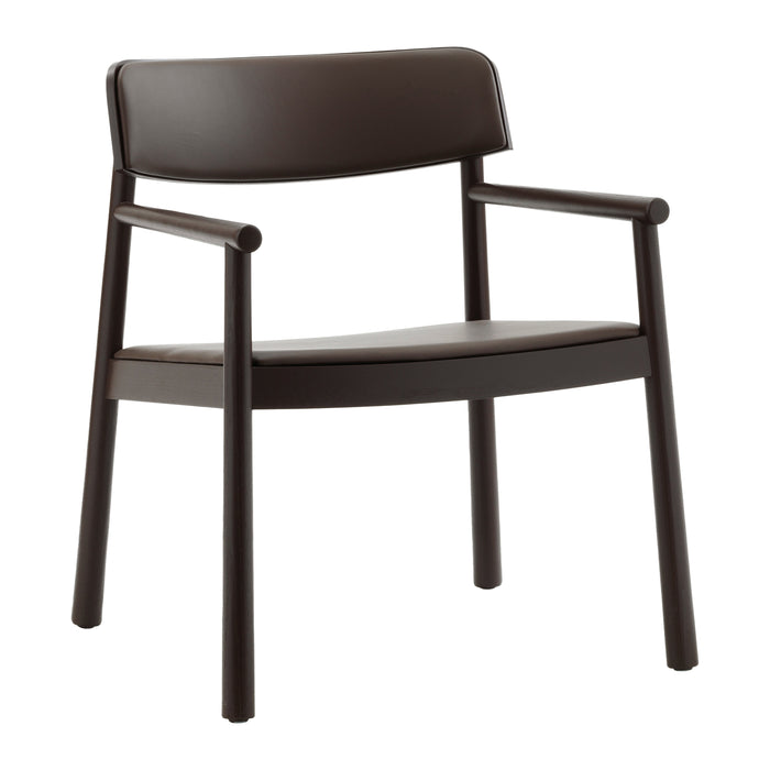 Normann Copenhagen Timb Fauteuil met Armleuning - Leer - Bruin
