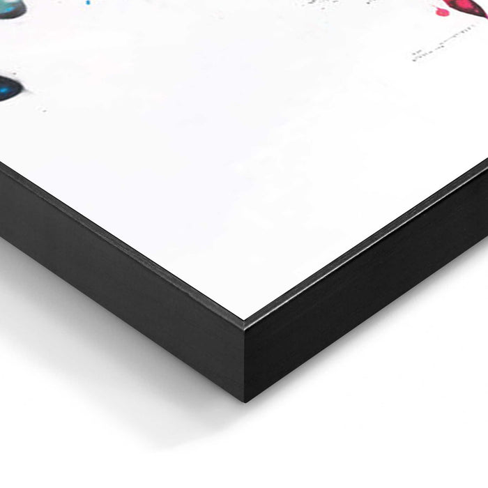 Reinders - Girl Spraying - Schilderij 156x52 cm - Bont