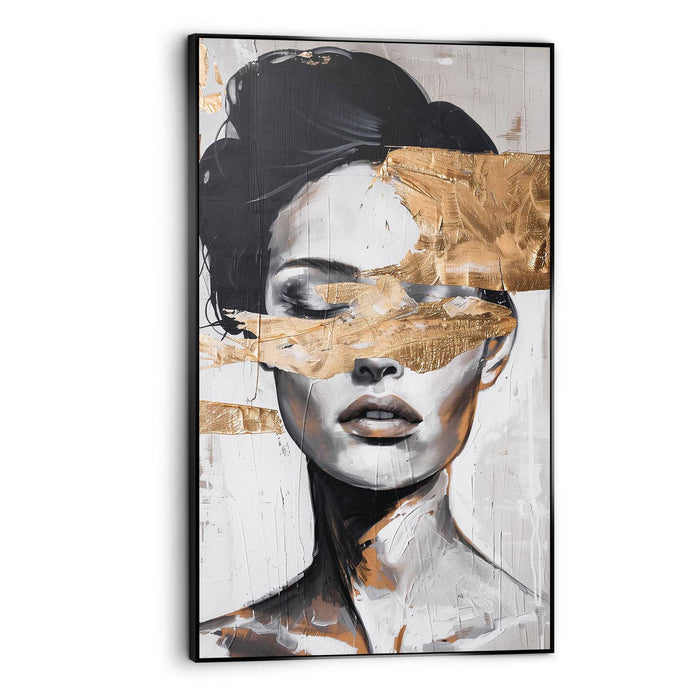 Reinders - Stylish Lady Gold - Art Frame 70x118 cm - Zwart-Wit
