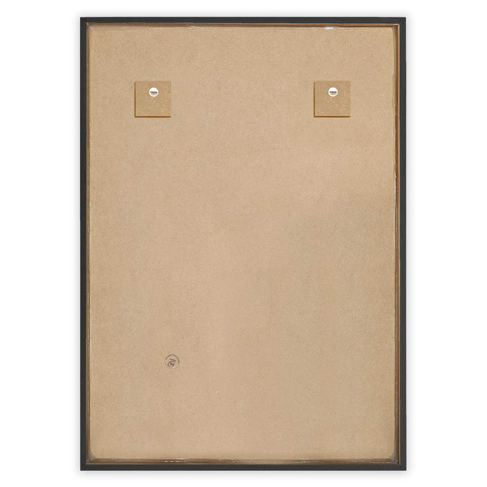 Reinders - Organic Blocks Linen Black - Schilderij 3D Art 50x70 cm - Zwart