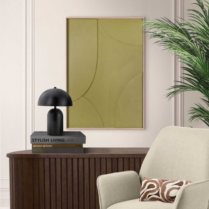 Reinders - Terrace Relief Art Schilderij - 70 x 50 cm - Vintage Green