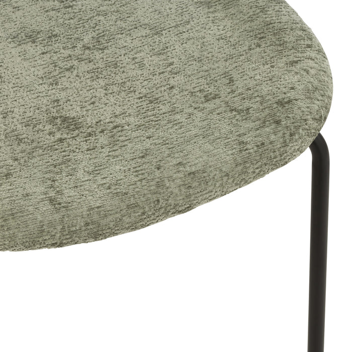 J-Line stoel - textiel|metaal - muntgroen