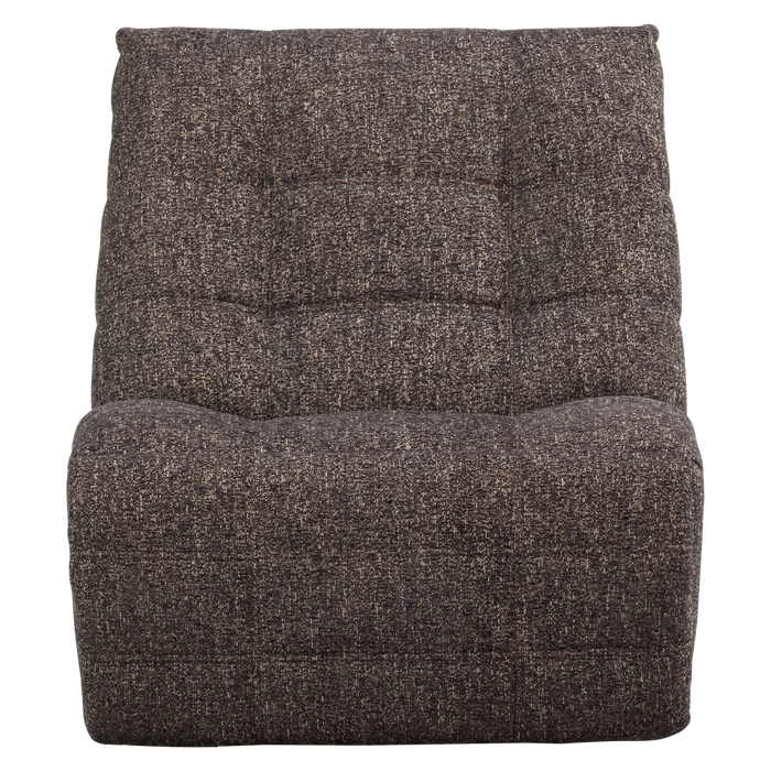 WOOOD Hein Relaxfauteuil Elektrisch - Geweven stof - Antraciet|Bruin