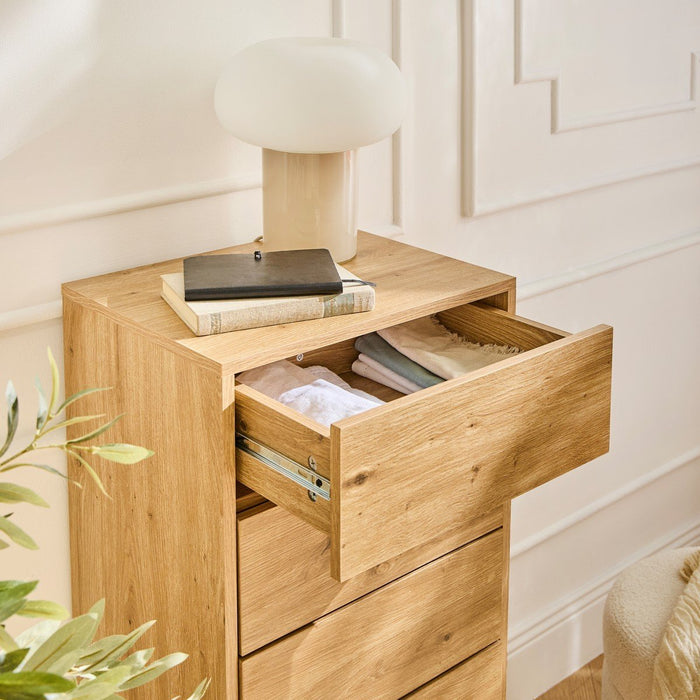 Calicosy - Hoog ladekast 5 laden LENNY - H100 cm - Metaal