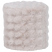 WOOOD Olven Poef Hoog - Fluffy Stof - Naturel - 46x46x46