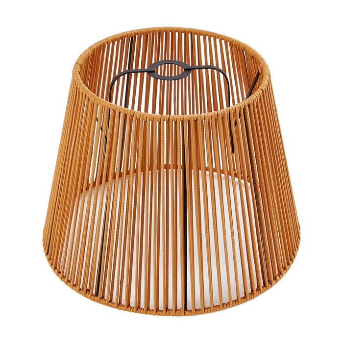 QAZQA Buiten lampenkap met oranje touw IP54 40|28|30 - Jayla