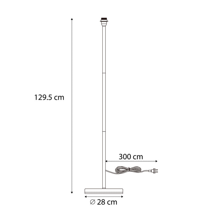 QAZQA Buiten vloerlamp wit - Virginia Foot