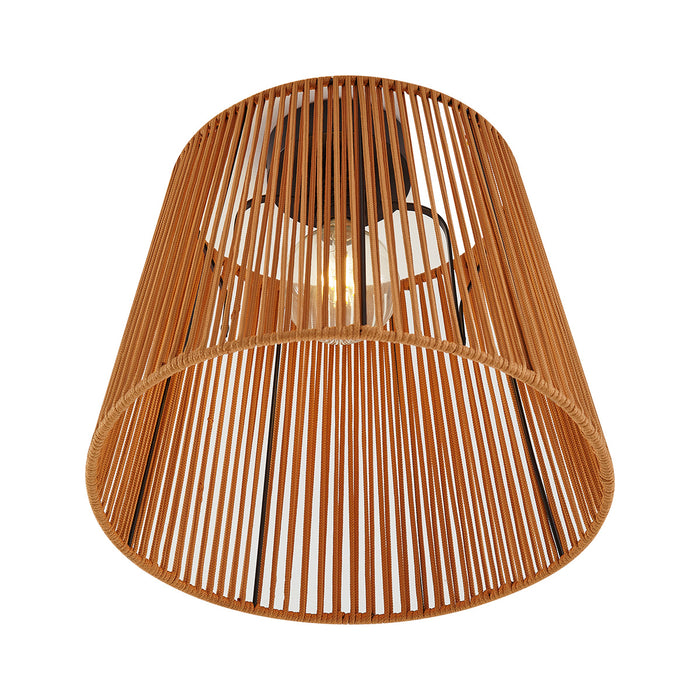 QAZQA Japandi buiten plafondlamp met oranje touw IP54 - Jayla