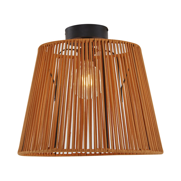 QAZQA Japandi buiten plafondlamp met oranje touw IP54 - Jayla