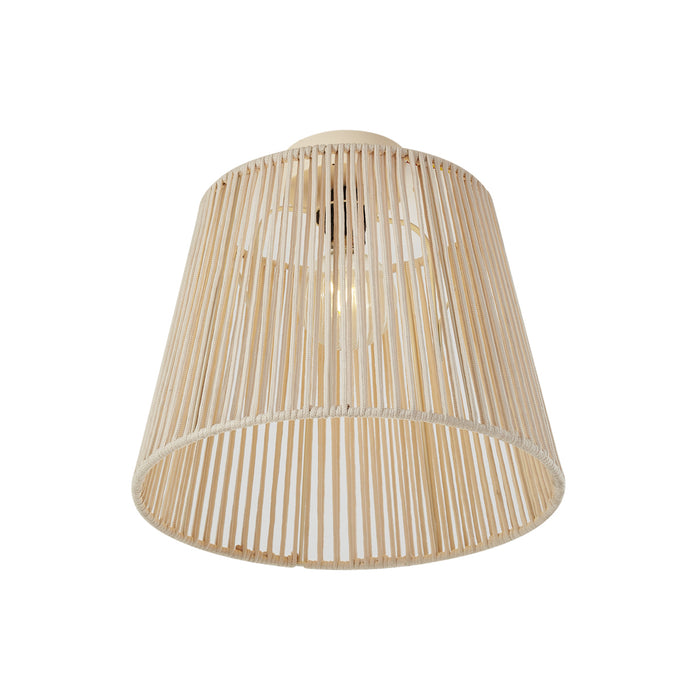 QAZQA Japandi buiten plafondlamp met beige touw IP54 - Jayla