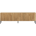 WOOOD Bono Gravure Tv-meubel B 180 cm - Eiken - Naturel