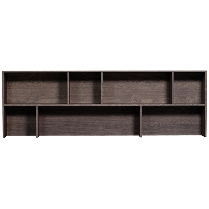 WOOOD New Gravure Opzetkast B 200 cm - Essen - Espresso