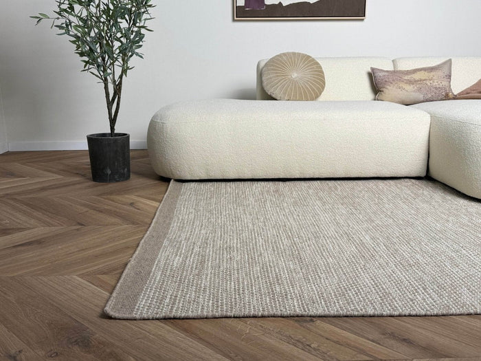Wollen vloerkleed Taff beige - Interieur05 - 290 x 200 cm
