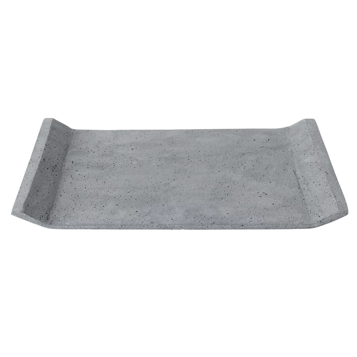 Moon Tray Dark Grey Large | Grijs | Polystone