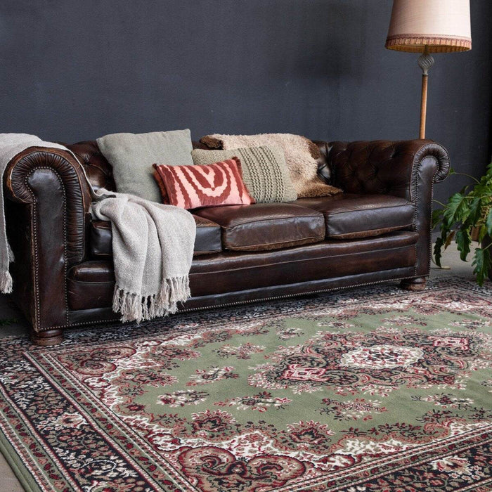 Interieur05 Vintage vloerkleed Nain Perzisch Groen - 150 x 80 cm