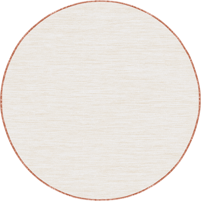 Rond buitenkleed Tone roest - Interieur05 - 240 x 240 cm