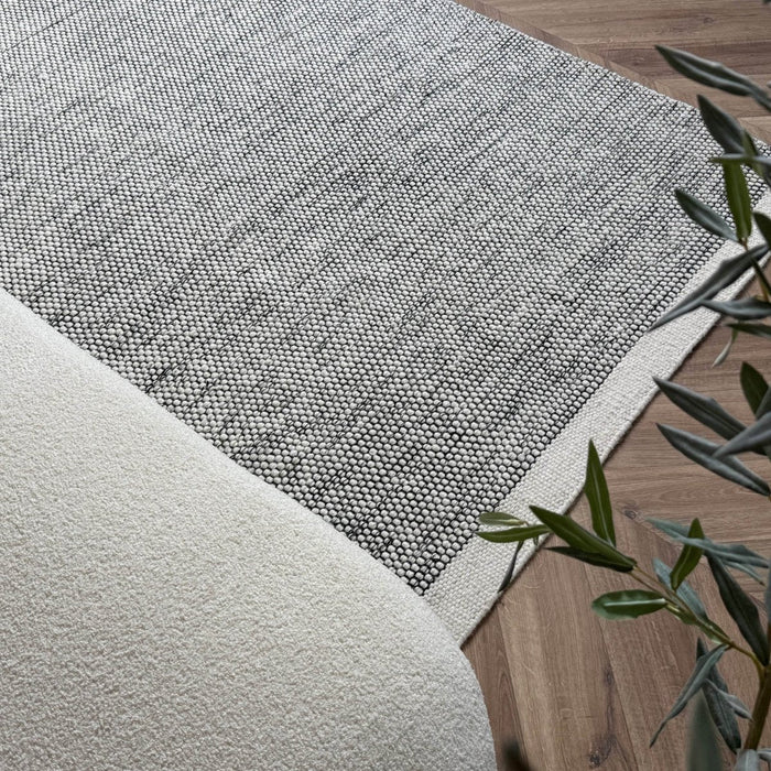 Wollen vloerkleed Taff wit|zwart - Interieur05 - 290 x 200 cm