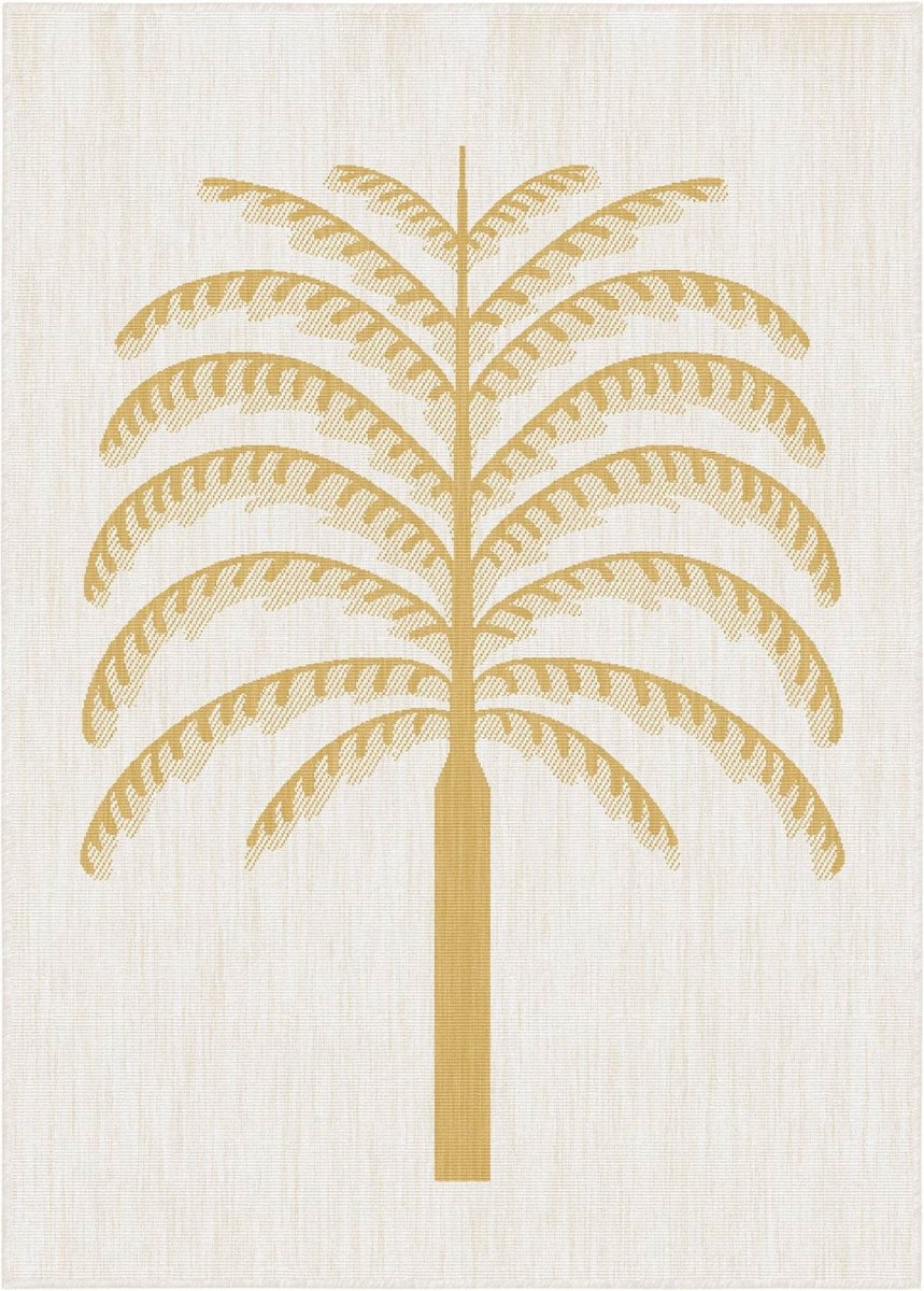 Buitenkleed Breeze geel|okergeel - Interieur05 - 200 x 290 cm