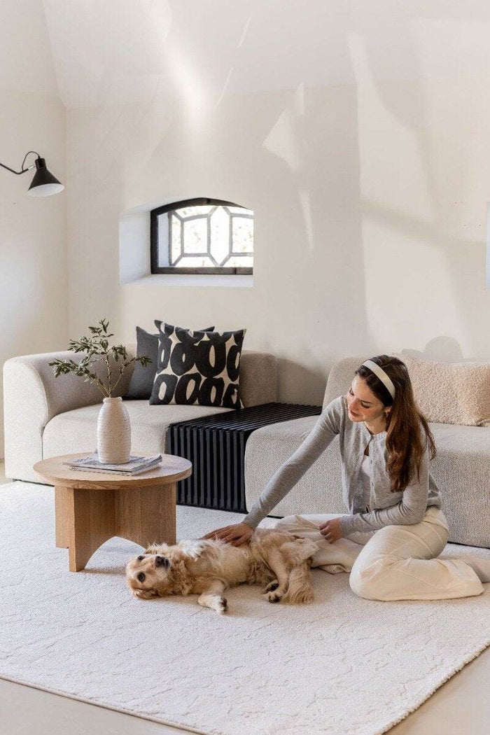 Interieur05 Vloerkleed Cairt Wit|Creme - 200 x 290 cm