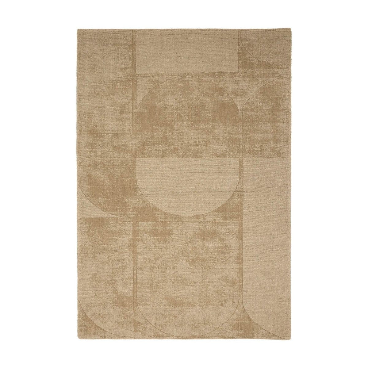 Wollen vloerkleed Twig groen - Interieur05 - 240 x 340 cm