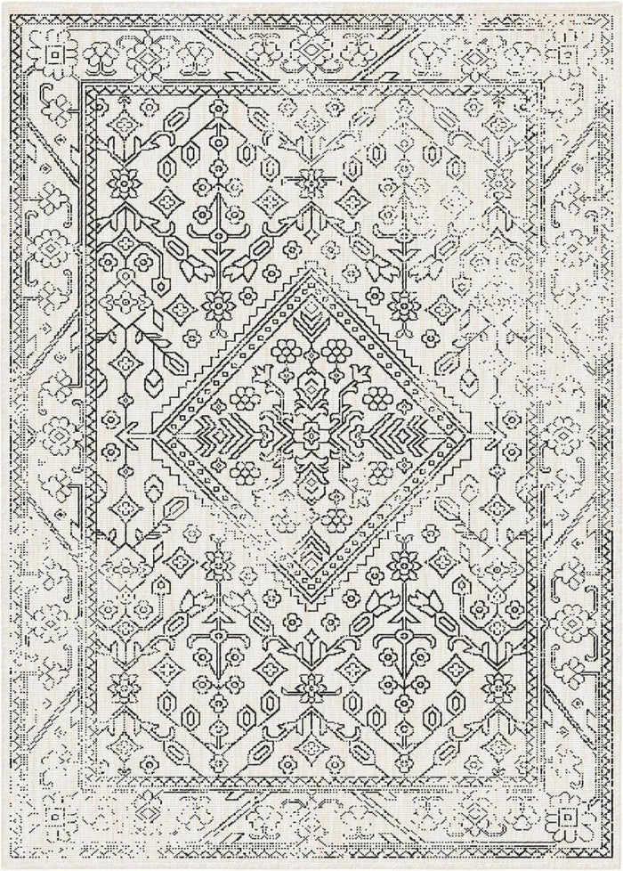 Buitenkleed Nova zwart|wit - Interieur05 - 200 x 290 cm