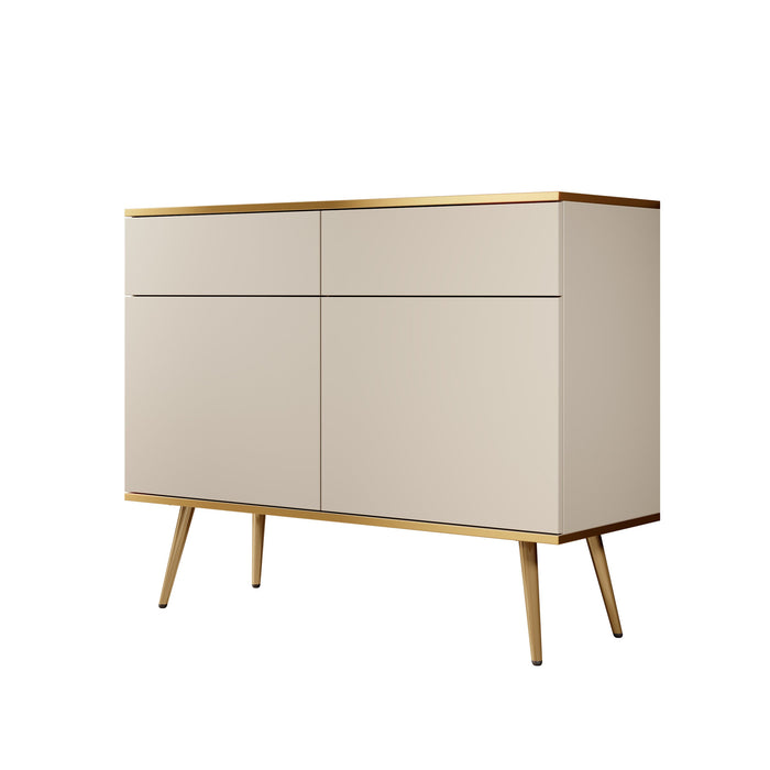 Meubella - Dressoir Orleans - Beige - 107 cm