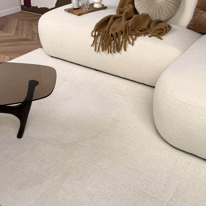 Wollen vloerkleed Twig ivoor|wit - Interieur05 - 240 x 340 cm