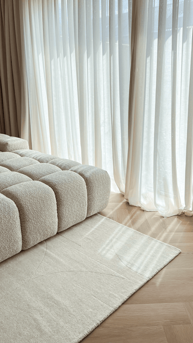 Wollen vloerkleed Twig ivoor|wit - Interieur05 - 240 x 340 cm