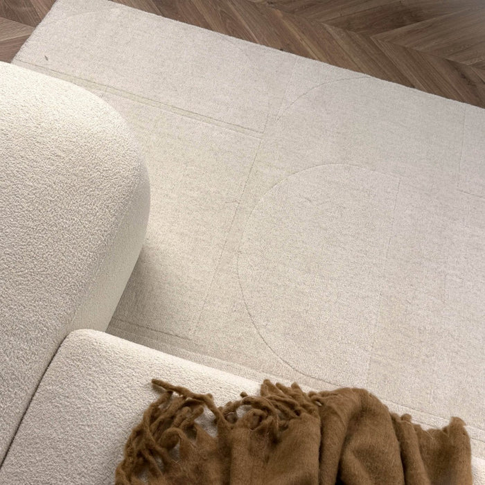 Wollen vloerkleed Twig ivoor|wit - Interieur05 - 240 x 340 cm