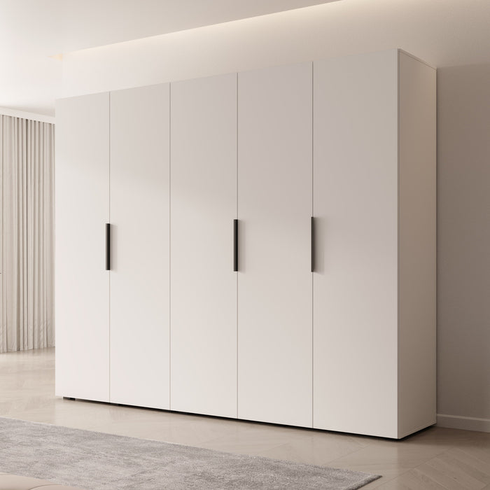 Meubella - Kledingkast Marquesa - Wit - 250 cm