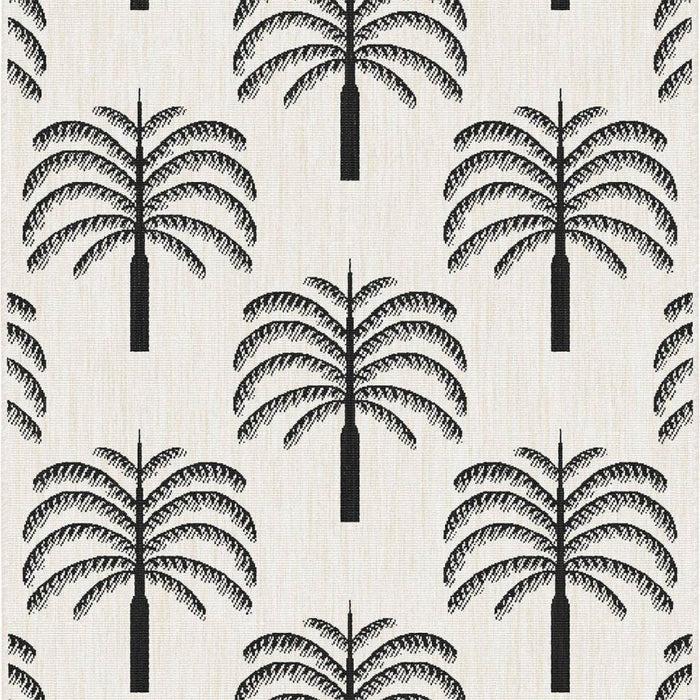 Buitenkleed Oase zwart|wit - Interieur05 - 240 x 340 cm